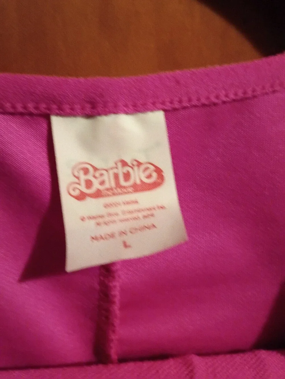 BARBIE THE MOVIE SIZE LARGE COSTUME